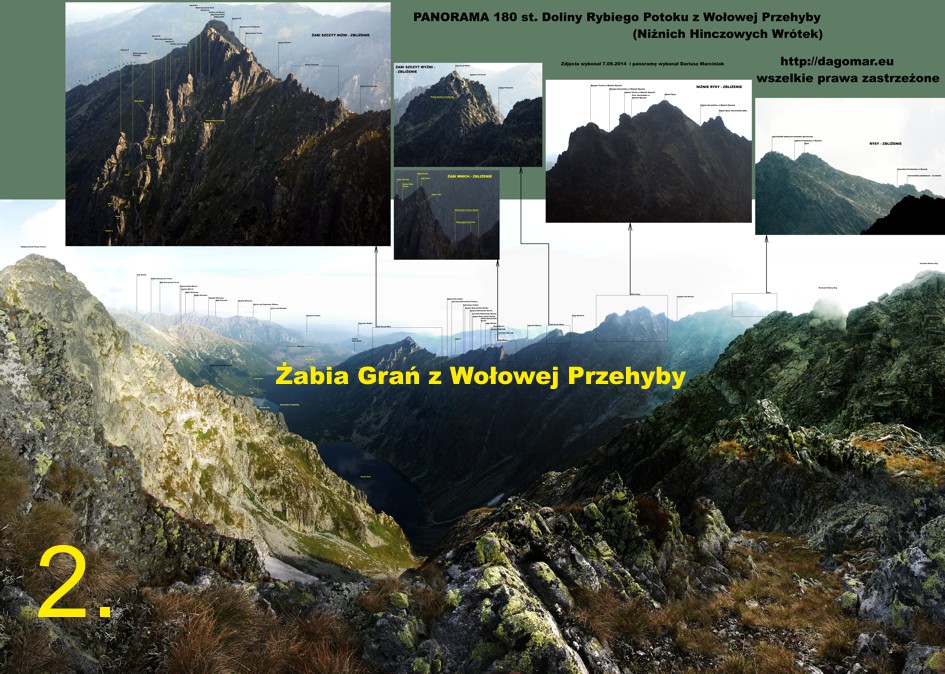 Żabia Grań z Wołowego Grzbietu